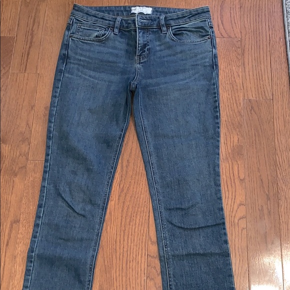 Free People Jeans with distressed side split hem - Picture 1 of 10